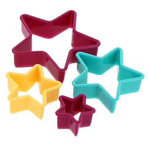 Набор форм для выпечки Звездочка Metaltex, 4 предмета 000000000001155457