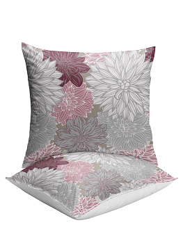 Комплект постельного белья 2-спальный LUCKY БЯЗЬ Астра пододеяльник 200х215см простыня 220х215см наволочки 70х70см-2шт сиреневый 100% хлопок 000000000001199382