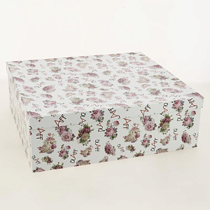 Набор чайный фарфор 13шт (6 чашек 220мл + 6 блюдец + чайник 1000мл) подарочная упаковка Флора Аромат Olaff 124-01169 000000000001200547