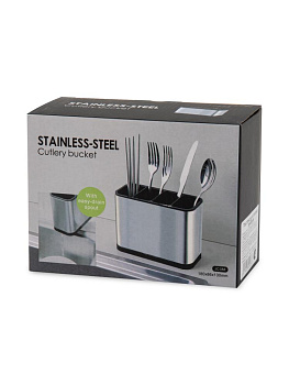 Подставка для столовых приборов 18х9х13см пластик 000000000001228331