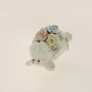 Копилка крыса мини мальчик лепка большая глазурь белая (ак-22742) 000000000001191948