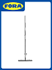 Швабра с самоотжимом 140х42х11см FORA плоский ворс пластик/микрофибра