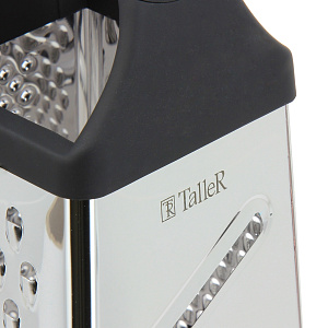 Терка 4-х гранная 20,3х10,5х10,5см TALLER контейнер с крышкой нержавеющая сталь 000000000001020746