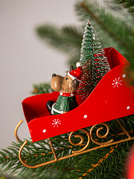 Декоративное украшение Сани 13,8х5х10,5см MANDARIN железо окрашенное 000000000001209308