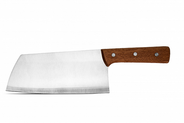 Нож кухонный-топорик 1,5мм нержавеющая сталь/дерево 000000000001218644