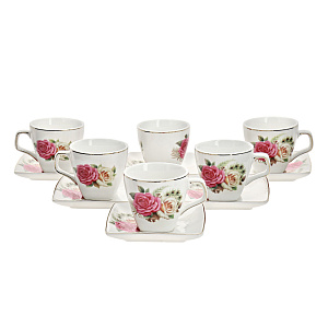 Кофейный набор Золотая лента, 12 предметов 000000000001154099