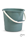 Ведро 10л без крышки со сливным носиком мятный полиэтилен 000000000001227329