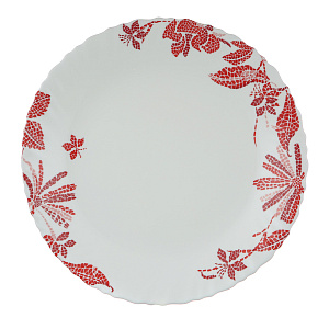 Плоская тарелка Romancia Red Luminarc 000000000001003465
