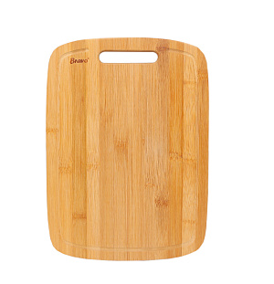 Доска разделочная 36х26х1,8см BRAVO с желобком полосатая бамбук 000000000001192728