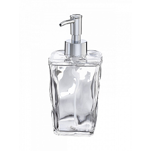 Диспенсер для жидкого мыла 7,7х7,7х17,5см DE'NASTIA ICEBERG прозрачный акрил/пластик 000000000001224747