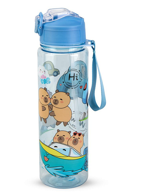 Бутылка для воды 750мл ST капибара в ассортименте пластик 000000000001229276