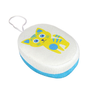 Мочалка С махрой Lubby, поролон, хлопок 000000000001135489