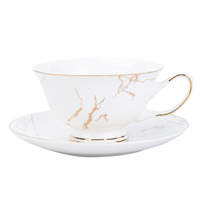 Пара чайная LAGARD 200мл/блюдце фарфор SH08068 000000000001220546