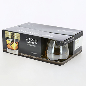 Набор бокалов для виски 6шт 300мл ПРОМСИЗ Флирт стекло 000000000001202220