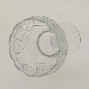 Конфетница на ножке 11х13см Солнце M020129/R030674 стекло 000000000001179261