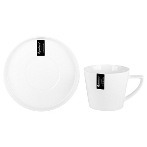 Пара чайная 260мл/блюдце КОРАЛЛ Sola фарфор 000000000001218867