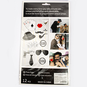 Набор для фото 12 предметов Gangster бумага 000000000001210193