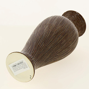 Ваза кокетка коричневая 26 см ввр-16973 000000000001192004