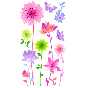 Стикеры Цветы Room Decoration 000000000001127344