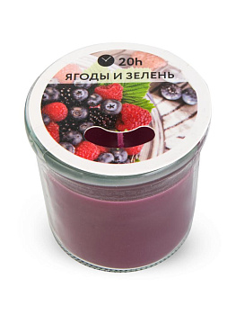 Свеча в стакане 7х7см FORA в ассортименте парафин 000000000001226067