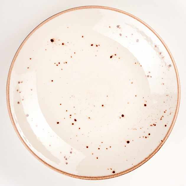 Набор столовой посуды 24 предмета TULU PORSELEN Deniz (тарелки:обеденная 25см-6шт,суповая 21см-6шт,десертная 19см-6шт,салатник 16см-6шт) MILKY фарфор 000000000001210101