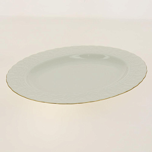 BASAK Блюдо овальное 28 см, Отводка золото, костяной фарфор BNBSK28KY520 000000000001189453