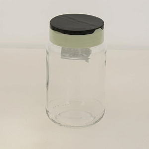 Диспенсер для соли/перца/специй370млFACKELMANN StyleПрямой двойная крышка стекло 000000000001194399