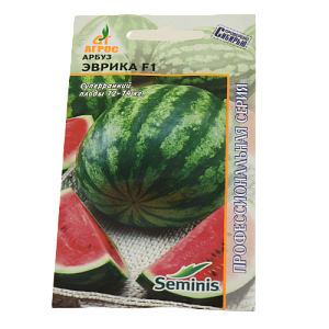 Семена пакет Арбуз Эврика F1 5шт Seminis 000000000001000802