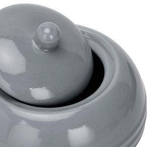 Набор сахарница 280мл/молочник 250мл MATISSA с подставкой серый керамика 000000000001224553