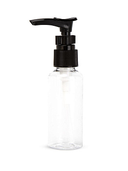 Набор флаконов дорожный 7шт 10мл/50мл черный пластик 000000000001226589