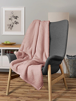 Плед DeNASTIA Тэдди 200х220 100%пэ розовый T040139 000000000001200532