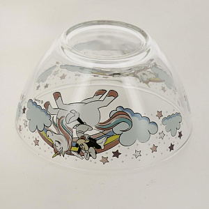 МИННИ И ЕДИНОРОГ Набор для завтрака 3 предмета ОСЗ стекло 000000000001205458