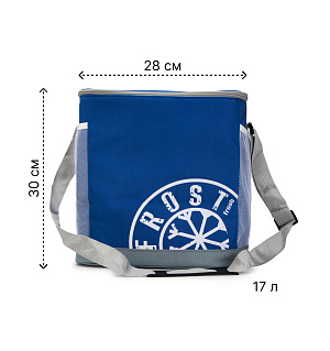 Термосумка 28х20х30см 17л СИБИРЬ blue полиэстер 000000000001221480