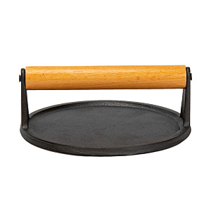 Пресс для гриля 18см SOFTUYUT деревянная ручка чугун 000000000001219079