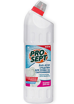 Prosept Bath Acid  средство для удаления ржавчины и минеральных отложений щадящего действия. Концентрат 1л 000000000001162314