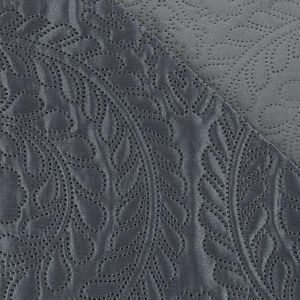 Покрывало DeN Палермо 190х220 атл/мат синий круги U000226 000000000001203054