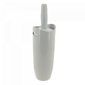 Ёрш с подставкой для унитаза белый D10 H35см пластик PRIMANOVA M-E05-01 000000000001201684