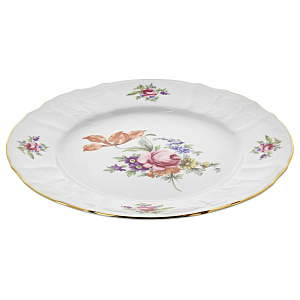 Обеденная тарелка Мейсенский букет, 25 см 000000000001172308
