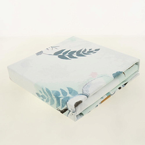 Комплект постельного белья 1,5-спальный Холодное сердце пододеяльник143х215см простыня150х214см наволочки50х70см-1шт бязь 100%хлопок 000000000001206729