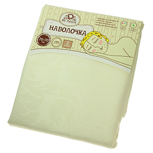 Наволочки DE'NASTIA 2шт (70х70см) ваниль 100%Микрофибра C010290 000000000001109576