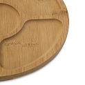 Менажница 5-и секционная 20х20х1,6см бамбук 000000000001221644