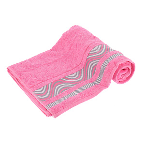 Полотенце махровое Marezzato Cleanelly, розовый, 70х130 см, пл.460 000000000001067215