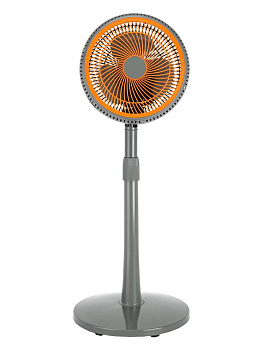 Вентилятор напольный102х25см 220В 35Вт 2скорости режим поворота регулировка наклона регулировка высоты серый пластик/железо с гальваническим покрытием 000000000001227273