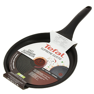 Сковорода блинная 25см TEFAL Supreme Gusto антипригарное покрытие H1180974 000000000001162162