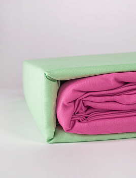 Комплект постельного белья Евро ПАВЛИНА Манетти однотонный полисатин 000000000001213571