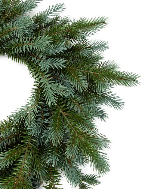 Венок новогодний 48см голубая ель 000000000001228778