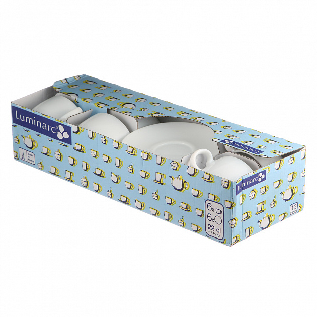 Чайный набор Diwali Luminarc, 220мл, 12 предметов 000000000001120169