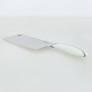 Нож-топорик кухонный 17,7см DE'NASTIA белая ручка нержавеющая сталь/пластик 000000000001210800