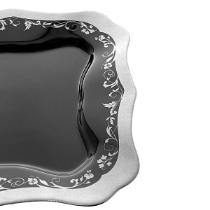 Десертная тарелка Authentic Silver Black Luminarc 000000000001096168