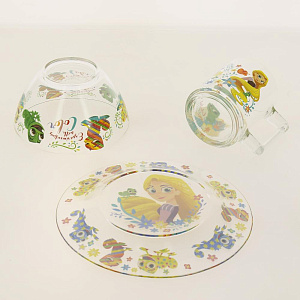 РАПУНЦЕЛЬ Набор для завтрака 3 предмета ОСЗ стекло 000000000001186730
